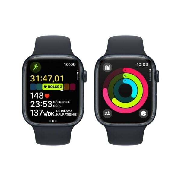 Apple Watch S9  41mm Gece Yarısı SB S/M Akıllı Saat