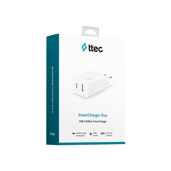 Ttec 2SCS24B SmartCharger Duo PD 32W USB